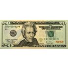 USA 20 Dollár Bankjegy 2004 A1-L12 alacsony sorszámos teljes sor