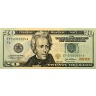 USA 20 Dollár Bankjegy 2004 A1-L12 alacsony sorszámos teljes sor