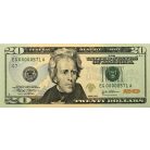 USA 20 Dollár Bankjegy 2004 A1-L12 alacsony sorszámos teljes sor