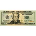 USA 20 Dollár Bankjegy 2004 A1-L12 alacsony sorszámos teljes sor