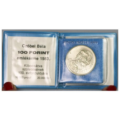 Czóbel Béla 100 Forint 1983 BU bliszterben