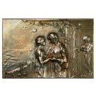 Mayer&Wilhelm Szecessziós Esküvői ezüst lapka 1920-as évek