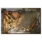 Mayer&Wilhelm Szecessziós Esküvői ezüst lapka 1920-as évek