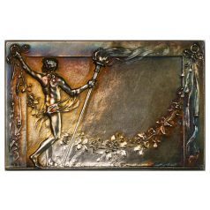   Mayer&Wilhelm Szecessziós Esküvői ezüst lapka 1920-as évek