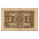 Lengyelország 2 Zloty Bankjegy 1940 P92 M92