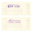 Lengyelország 300 Zloty üzemanyag-utalvány Orbis utazási iroda sorszámkövető pár