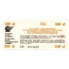 Lengyelország 500 Zloty üzemanyag-utalvány Orbis utazási iroda