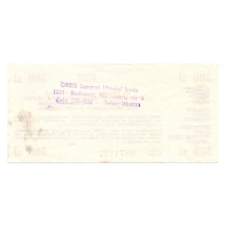 Lengyelország 500 Zloty üzemanyag-utalvány Orbis utazási iroda