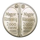 Lórántffy Zsuzsanna 2 x 2000 Forint 2000 BU 31,46g Ag925