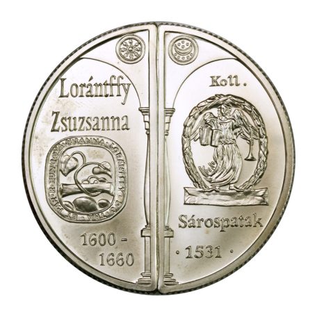 Lórántffy Zsuzsanna 2 x 2000 Forint 2000 BU 31,46g Ag925