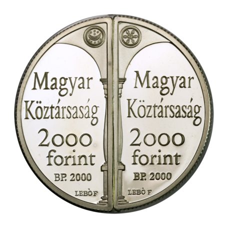 Lórántffy Zsuzsanna 2 x 2000 Forint 2000 PP 31,46g Ag925