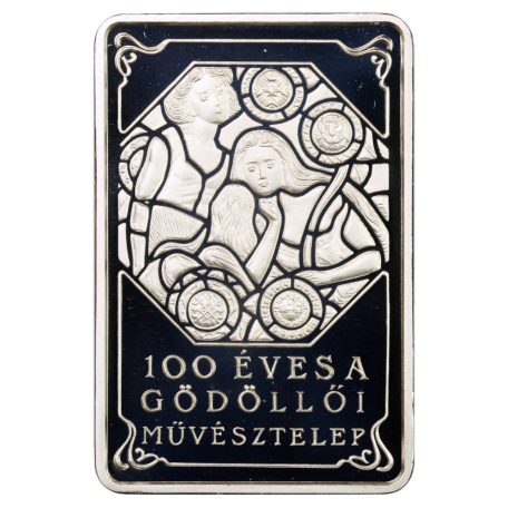 100 éves a Gödöllői Művésztelep 4000 Forint 2001 PP 31,46g Ag925