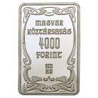 100 éves a Gödöllői Művésztelep 4000 Forint 2001 PP 31,46g Ag925