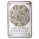 100 éves a Gödöllői Művésztelep 4000 Forint 2001 PP 31,46g Ag925