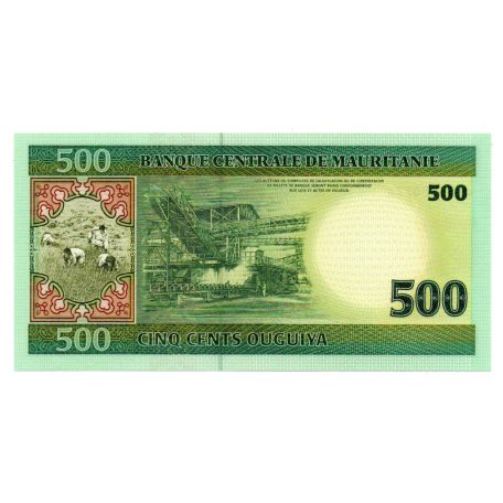 Mauritánia 500 Ouguiya Bankjegy 2006 P12b