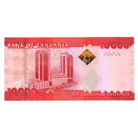 Tanzánia 10000 Shilling Bankjegy 2010 P44b