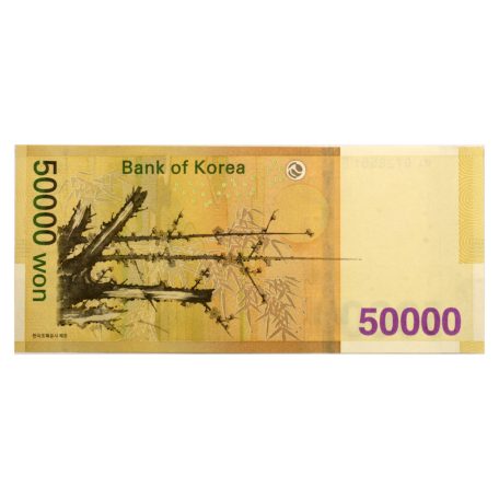 Dél-Korea 50000 Won Bankjegy 2009 P57