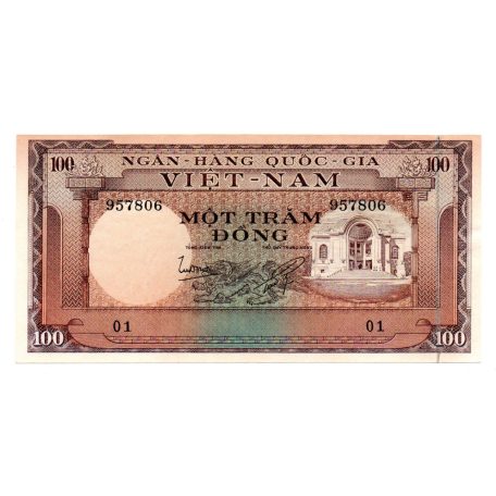 Dél-Vietnám 100 Dong Bankjegy 1966 P18a
