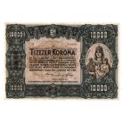 10000 Korona Államjegy 1920 Barna sorszám, Orell Füssli