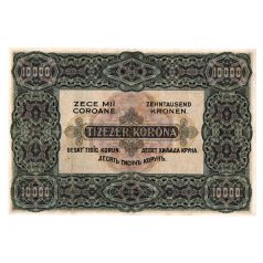 10000 Korona Államjegy 1920 Barna sorszám, Orell Füssli