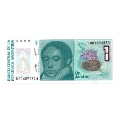 Argentina 1 Austral Bankjegy 1985-1989 P323r Replacement