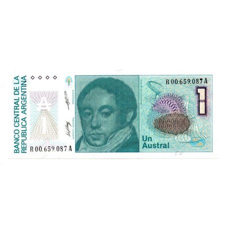 Argentina 1 Austral Bankjegy 1985-1989 P323r Replacement
