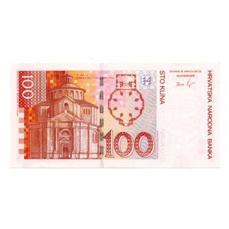 Horvátország 100 Kuna Bankjegy 2012 P41b