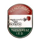 Rendőrség Tűzszerész I.E.D. gomblyuk jelvény