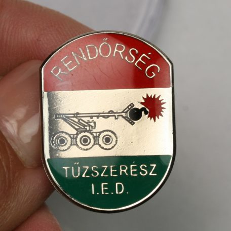 Rendőrség Tűzszerész I.E.D. gomblyuk jelvény