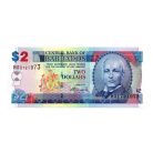 Barbados 2 Dollár Bankjegy 2007 P66b
