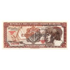 Brazilia 5 Cruzeiros Bankjegy 1961-1962 P166b