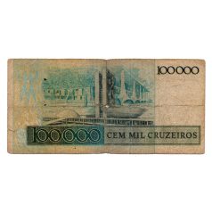 Brazilia 100000 Cruzeiros 100 Cruzados Bankjegy 1986 P208a