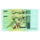 Brazilia 1 Real Bankjegy 1994-1997 P243e sorszámkövető pár