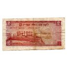 Ceylon - Sri Lanka 2 Rúpia Bankjegy 1965 P62c