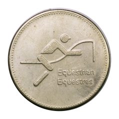   Olympic Trust of Canada olimpiai emlékérem zseton Lovaglás