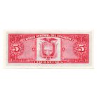 Ecuador 5 Sucres Bankjegy 1983 P108b