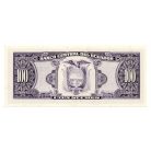 Ecuador 100 Sucres Bankjegy 1988 P123Aa VS sorozat