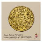 Magyarország pénzérméi forgalmi sor 2022 Aranyforint VII. Hunyadi éremmel 3,49g Ag999