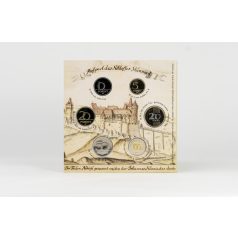   Magyarország pénzérméi forgalmi sor 2022 Aranyforint VII. Hunyadi éremmel 3,49g Ag999