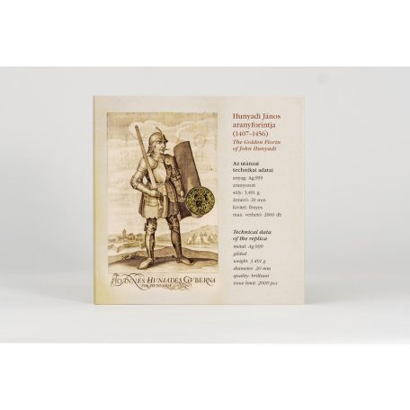 Magyarország pénzérméi forgalmi sor 2022 Aranyforint VII. Hunyadi éremmel 3,49g Ag999