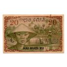 Francia Indokína 20 Cent Bankjegy 1939 P86d
