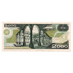 Mexikó 2000 Peso Bankjegy 1987 P86b BX sorozat