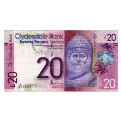 Skócia 20 Font Bankjegy 2015 P229Kd
