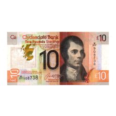 Skócia 10 Font Bankjegy 2017 P229Q