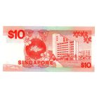 Szingapúr 10 Dollár Bankjegy 1988 P20