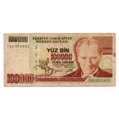 Törökország 100000 Lira Bankjegy 1997 P206