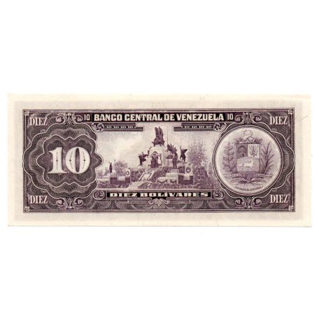 Venezuela 10 Bolivár Bankjegy 1986 P61a UNC
