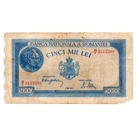 Románia 5000 Lei Bankjegy 1944-05-02 P55a
