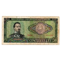 Románia 50 Lei Bankjegy 1966 P96a