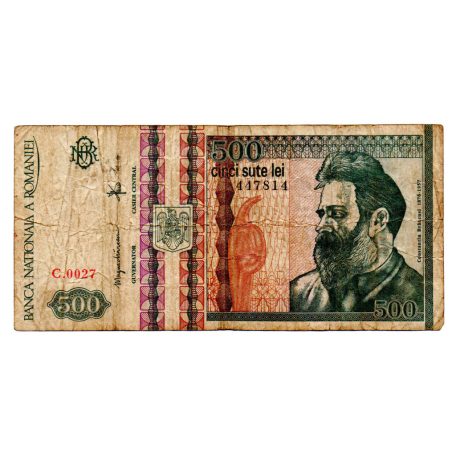 Románia 500 Lei Bankjegy 1992 P101b